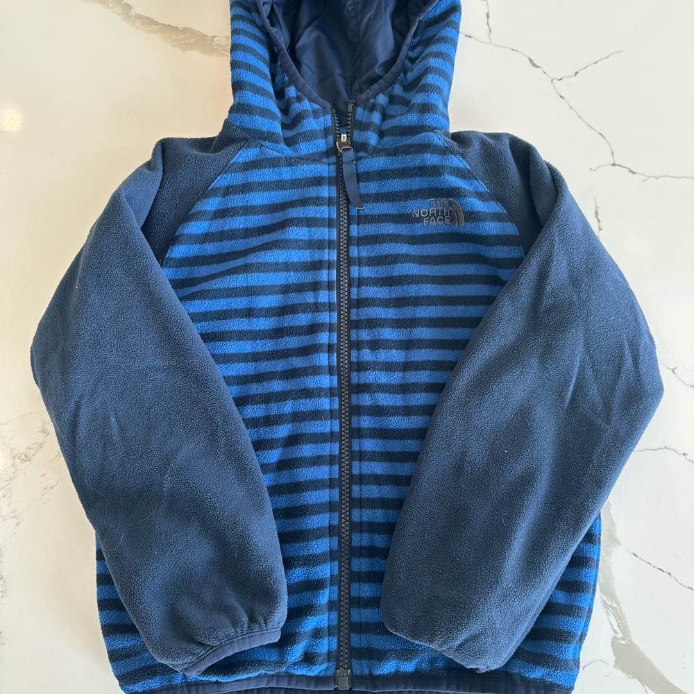 The North Face Navy and Blue Fleece Jacket